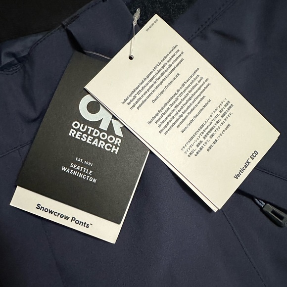 Outdoor Research Snowcrew Pants NWT - Picture 5 of 5